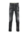 Dsquared2 Slim-fit Straight-leg Jeans In Black