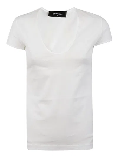 Dsquared2 Slim Fit T-shirt In White