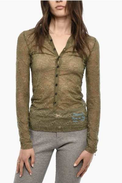 Dsquared2 Slim Fit Top With Buttons