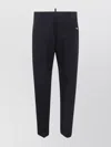Dsquared2 "slim Fit" Trousers Featuring Belt Loops In Blue