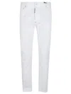 Dsquared2 Slim-fit White Jeans With Five-pocket Design In White