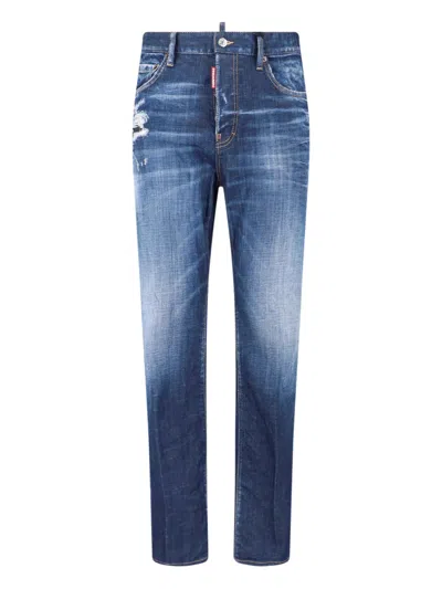 Dsquared2 Slim Jeans In Blue