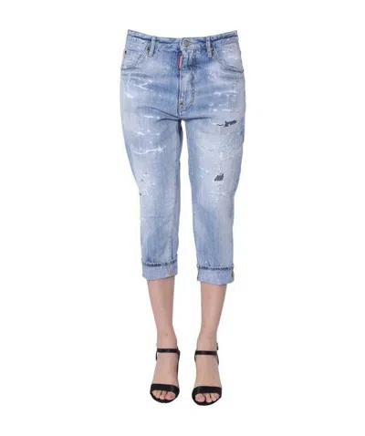 Dsquared2 Slim Jeans In Blue