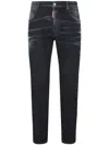 Dsquared2 Denim Jeans Belt Loops In Black
