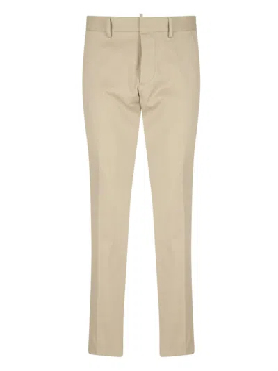 DSQUARED2 DSQUARED2 SLIM PANTS – BEIGE