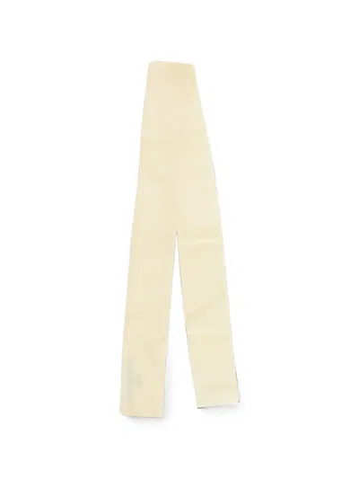 Dsquared2 Slim Silk Scarf In Yellow