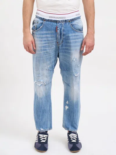Dsquared2 Slim Twist Denim Pants