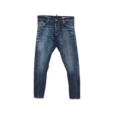 Dsquared2 Slim Twst Five-pocket Jeans In Blue