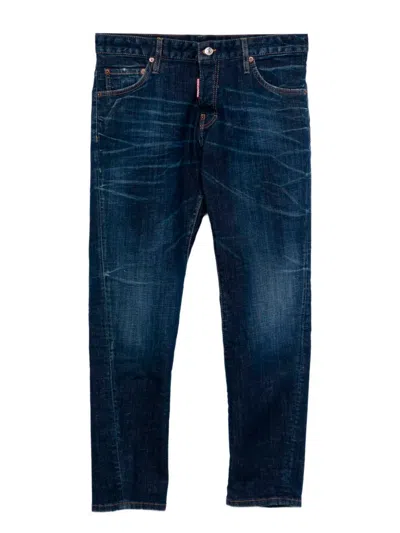 Dsquared2 Slim `twst` Jeans In Blue