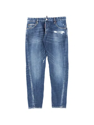 DSQUARED2 "SLIM TWST" JEANS,S74LB1871.S30872 470 NAVY BLUE