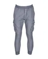 Dsquared2 Slip-on Cargo-pocket Track Pants In Gray