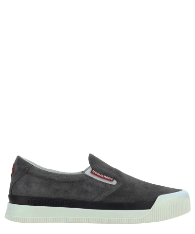 Dsquared2 Slip-on Shoes In Grey