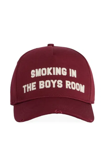 Dsquared2 Slogan-embroidered Baseball Cap In Brown