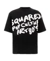 Dsquared2 Slogan-print Cotton T-shirt In Black