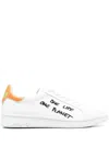 Dsquared2 Slogan-print Low-top Sneakers In White