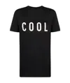 Dsquared2 Black Slogan-print Short-sleeve T-shirt In Black