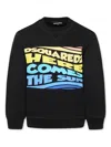 Dsquared2 Slogan-print Sweatshirt In Black