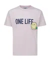 Dsquared2 One Life One Planet Smiley T-shirt With Print In White