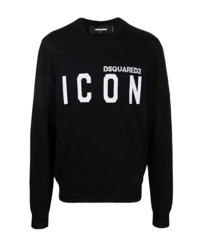 Dsquared2 Dsquared Men Icon Cool Fit Sweatshirt In Black