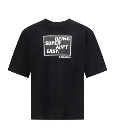 Dsquared2 Short-sleeved T-shirt In Black