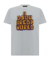Dsquared2 Dsquared White Cotton T Shirt In Gray