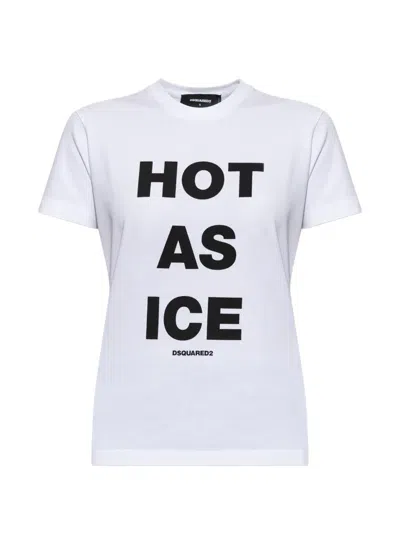 Dsquared2 Slogan-print T-shirt In White