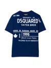 Dsquared2 Slouch Fit Maglietta In Blue