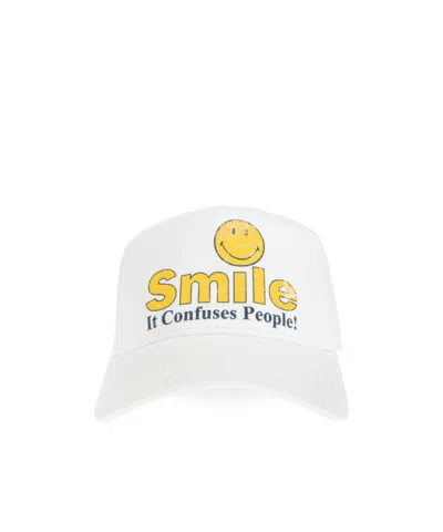 Dsquared2 Smile Printed Baseball Cap In White