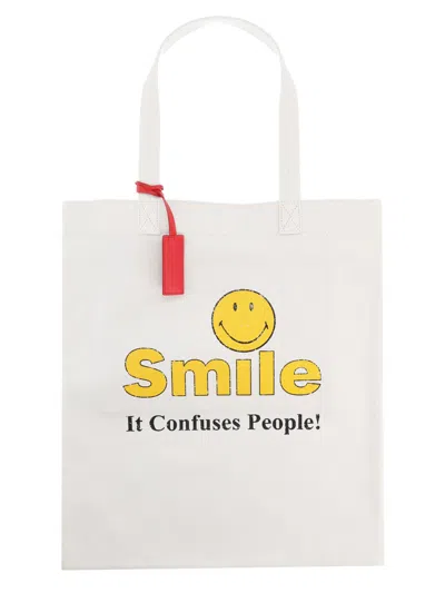 Dsquared2 Smiley X D2 Tote Bag In White