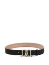Dsquared2 Snake-effect Logo-buckle Belt In Multi