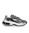 Dsquared2 Gray & Blue Bubble Sneakers In Grey