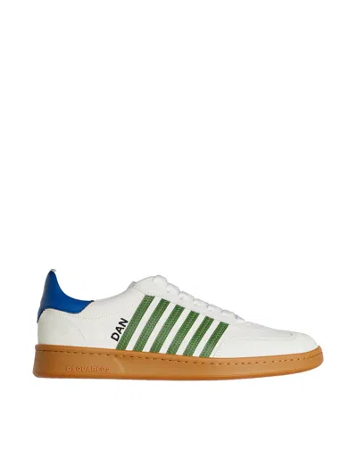 DSQUARED2 DSQUARED2 SNEAKER LOW TOP CON BANDE A CONTRASTO