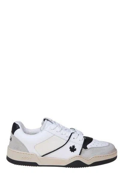 Dsquared2 Sneaker Velour Bottalato In White