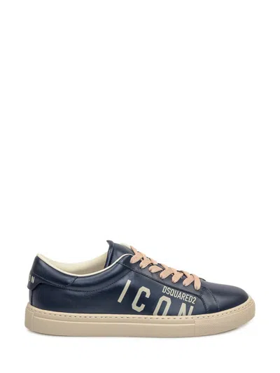 Dsquared2 Sneaker With Logo In Blue