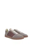 Dsquared2 Low-top Sneakers With Suede And Leather Accents