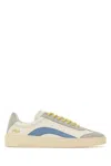 Dsquared2 Sneakers Contrast Panel Flat Sole Round Toe In Multi