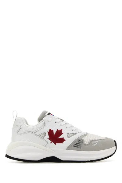 DSQUARED2 DSQUARED TWO-TONE DASH SNEAKERS
