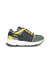 Dsquared2 Dash Leather And Mesh Low Top Sneakers In Multi