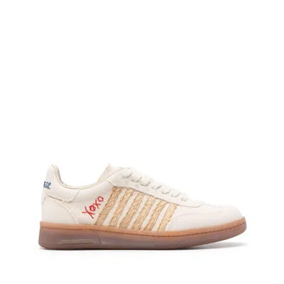 Dsquared2 Sneakers In Beige
