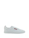 Dsquared2 Man Sneakers White Size 6.5 Leather In Bianco