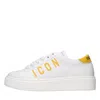 Dsquared2 Leather Sneakers In White