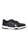 Dsquared2 Man Sneakers Black Size 9 Calfskin In Black