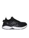 Dsquared2 Dash Panelled Mesh Lace-up Sneakers In Black
