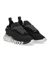DSQUARED2 DSQUARED2 BLACK SNEAKER WITH LOGO