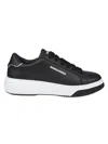 Dsquared2 Logo Embossed Low In Black