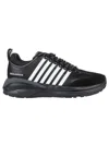 Dsquared2 Lace-up Low-cut Sneakers In Black