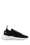 Dsquared2 Dsquared Man Black Fabric Icon Fly Sneakers In Black