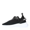 Dsquared2 Black Fabric Trainers With Logo On The Heel In Nero Neri E Grigi