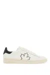 Dsquared2 Boxer Sneakers In Leather Color Black And White In White