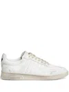 Dsquared2 Fighter Low-top Round Toe Sneakers In White
